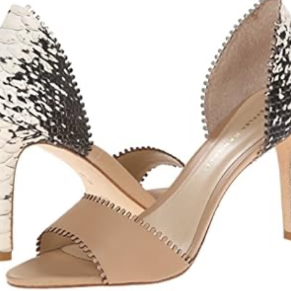 Loeffler Randall Tan and Black Women's Heels